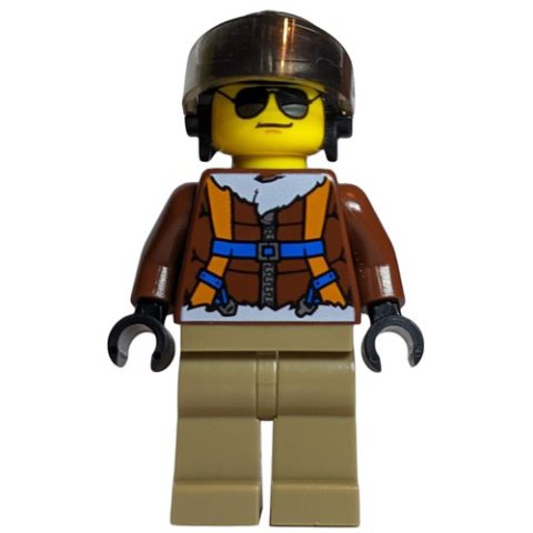 Minifigurka LEGO Arctic Explorer, Pilot, Black Helmet, Sunglasses