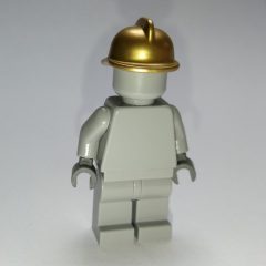 Minifigurka LEGO Statue, Light Bluish Gray, Fire Helmet