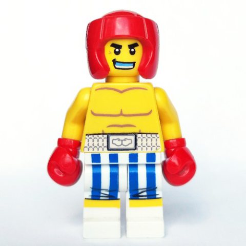 Minifigurka LEGO Boxer, Black Eye