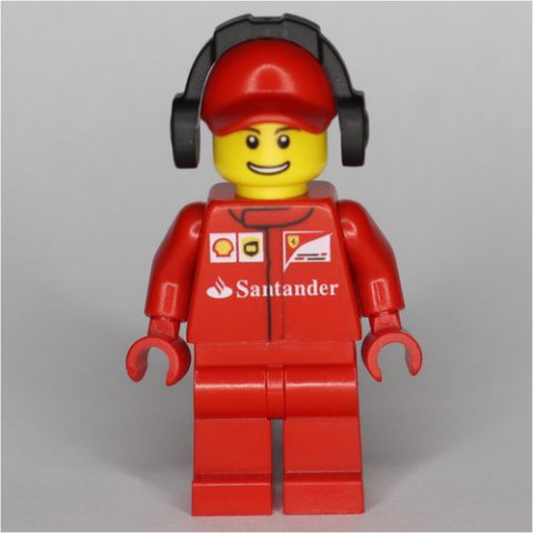 Minifigurka LEGO Crew Member Ferrari