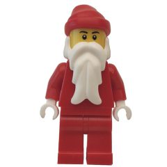 Minifigurka LEGO Santa, Plain Red, White Hands