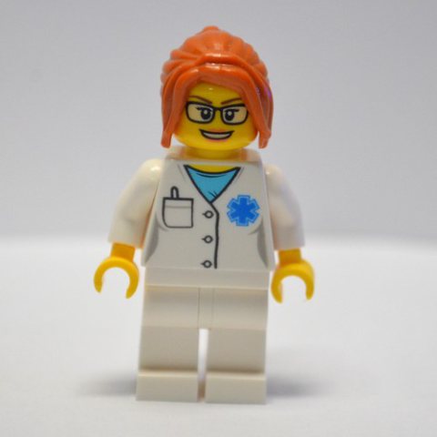 Minifigurka LEGO Doctor, Orange Hair