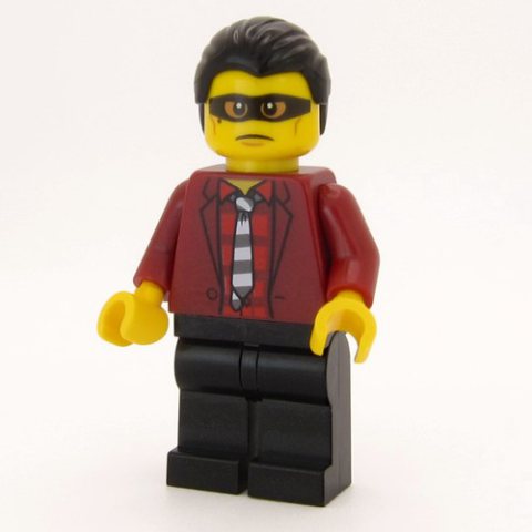 Minifigurka LEGO Vito, Dark Red Jacket