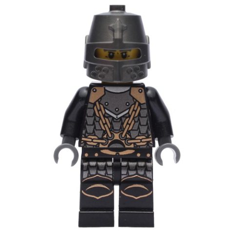 Minifigurka LEGO Knight - Black Torso, Black Legs