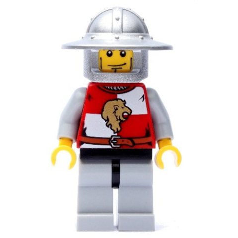 Minifigurka LEGO Lion Knight, Wide Brim Helmet