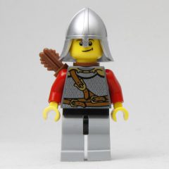 Minifigurka LEGO Knight - Dark Bluish Gray Torso, Light Bluish Grey Legs, Quiver