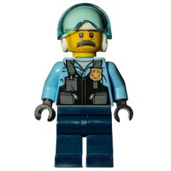 Minifigurka LEGO Sam Grizzled, Helmet and Visor