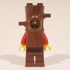 Minifigurka LEGO Criminal, Red Jacket over Prison Shirt, Tree Disguise