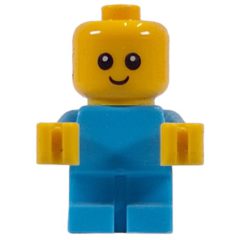 Minifigurka LEGO Baby, Medium Azure Body