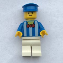 Minifigurka LEGO Blue Torso, White Legs, Blue Hat