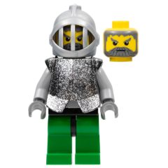 Minifigurka LEGO Knight (Knights Kingdom II) - Hero, Dark Gray Beard