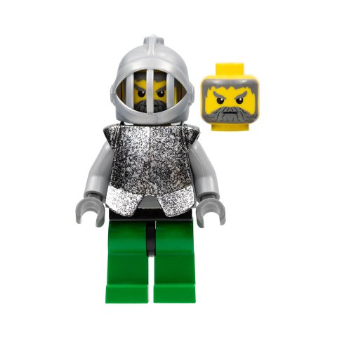Minifigurka LEGO Knight (Knights Kingdom II) - Hero, Dark Gray Beard