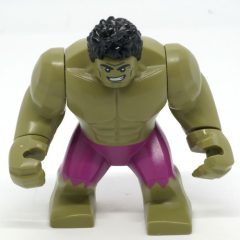 Minifigurka LEGO Hulk (Big Fig), Black Hair, Magenta Pants