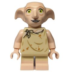 Minifigurka LEGO Dobby, Tan Vest, Open Mouth