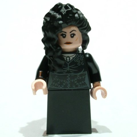 Minifigurka LEGO Bellatrix Lestrange, Black Dress, Plain Skirt