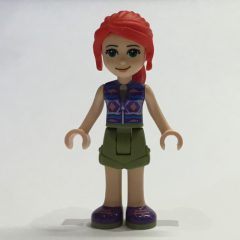 Minifigurka LEGO Mia - Dark Purple Top, Olive Green Skirt