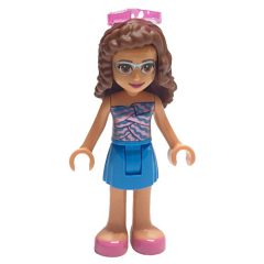 Minifigurka LEGO Olivia - Lavender Top, Dark Azure Skirt
