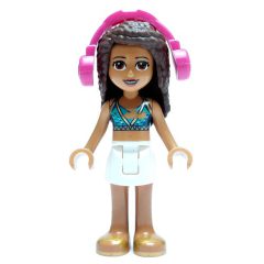Minifigurka LEGO Andrea - Dark Purple/Azure Top, White Skirt