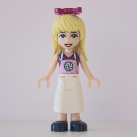 Minifigurka LEGO Stephanie - Magenta Top, White Apron