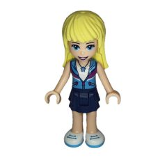 Minifigurka LEGO Stephanie - Medium Azure Jacket, Dark Blue Skirt