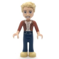 Minifigurka LEGO James - Dark Orange Jacket, Dark Blue Trousers