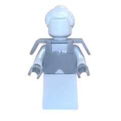 Minifigurka LEGO Statue - Lilly Light Bluish Gray Hair in Bun
