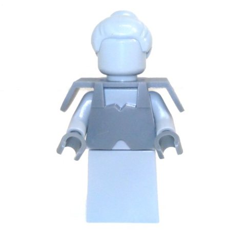 Minifigurka LEGO Statue - Lilly Light Bluish Gray Hair in Bun