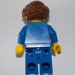 Minifigurka LEGO Pilot - Blue Torso, Blue Legs, Reddish Brown Hair