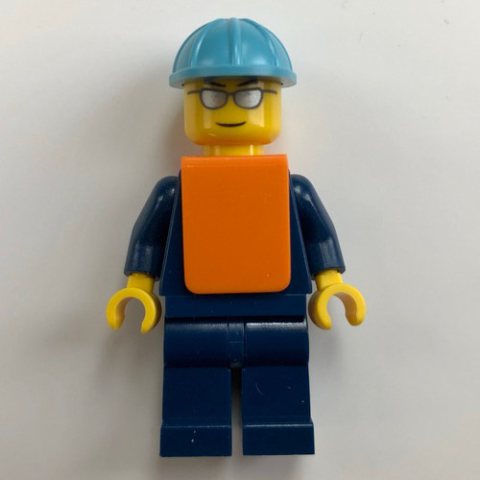 Minifigurka LEGO Train Worker, Maersk - Sunglasses