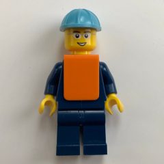 Minifigurka LEGO Train Worker, Maersk - Glasses