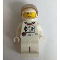 Minifigurka LEGO Astronaut - White Torso and Legs, Gold Visor, Male