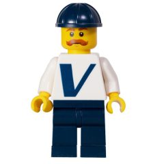 Minifigurka LEGO Vestas Employee - Moustache