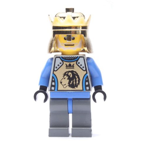Minifigurka LEGO King Mathias, Gold Armor, Gold Crown