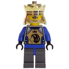 Minifigurka LEGO King Mathias, Gold Armor, Gold Crown