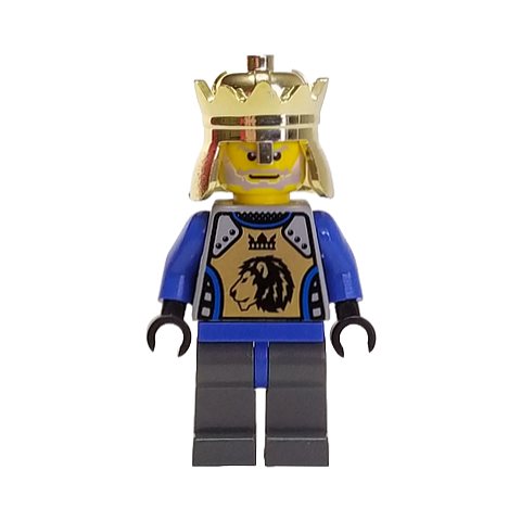 Minifigurka LEGO King Mathias, Gold Armor, Gold Crown