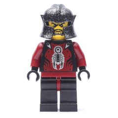 Minifigurka LEGO Shadow Knight, Speckle Black-Silver Helmet