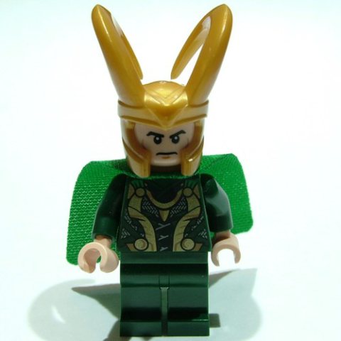 Minifigurka LEGO Loki, Dark Green Outfit