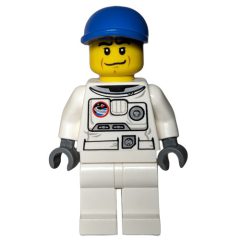Minifigurka LEGO Astronaut, White, Blue Cap