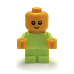 Minifigurka LEGO Baby, Yellowish Green Body
