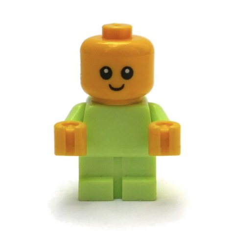 Minifigurka LEGO Baby, Yellowish Green Body