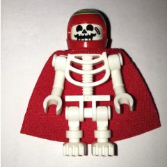 Minifigurka LEGO Douglas Elton / El Fuego, Skeleton with Red Helmet and Cape