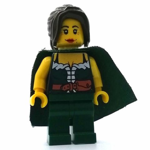 Minifigurka LEGO Chess Queen, Dark Green