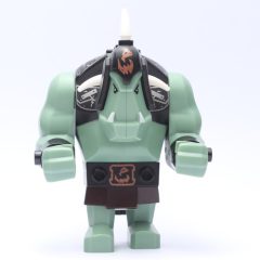 Minifigurka LEGO Troll, Sand Green with Tattoos (Big Fig)