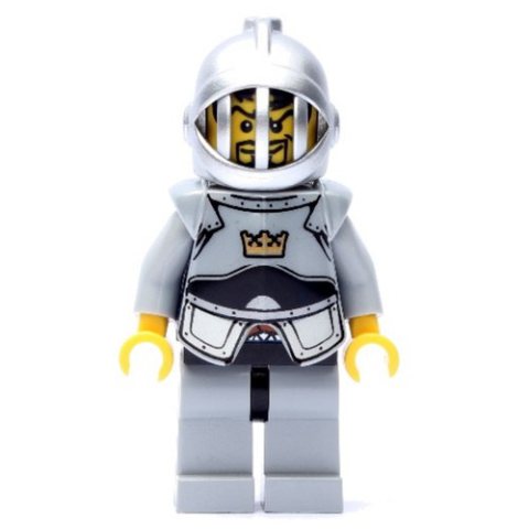 Minifigurka LEGO Knight, Dark Blue, Armor, Helmet with Grille