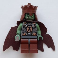 Minifigurka LEGO Troll King, Reddish Brown Crown