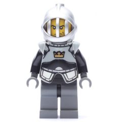 Minifigurka LEGO Knight, Black, Armor, Helmet with Grille