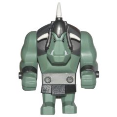 Minifigurka LEGO Troll, Sand Green with 5 White Horns (Big Fig)