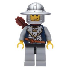 Minifigurka LEGO Knight, Archer with Wide Brim Helmet, Quiver, Cheek Lines