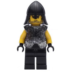 Minifigurka LEGO Rouge Knight, Black and Yellow, Black Helmet