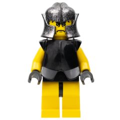 Minifigurka LEGO Rogue Knight, Yellow and Black, Speckle Black-Silver Helmet